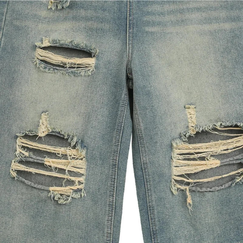 Jeep Denim Shorts Unisex Washed Blue-2