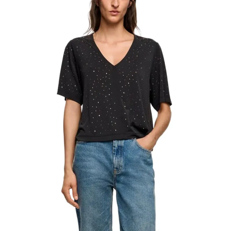 Bimba Y Lola Boxy Stones T shirt-1