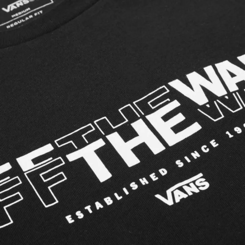 Vans TEE SSOFF THE WALL T Shirt Unisex Black-4