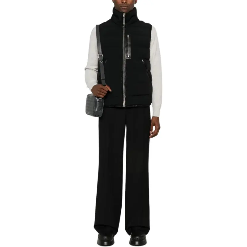 TOM FORD High-Neck Zipped Gilet-2