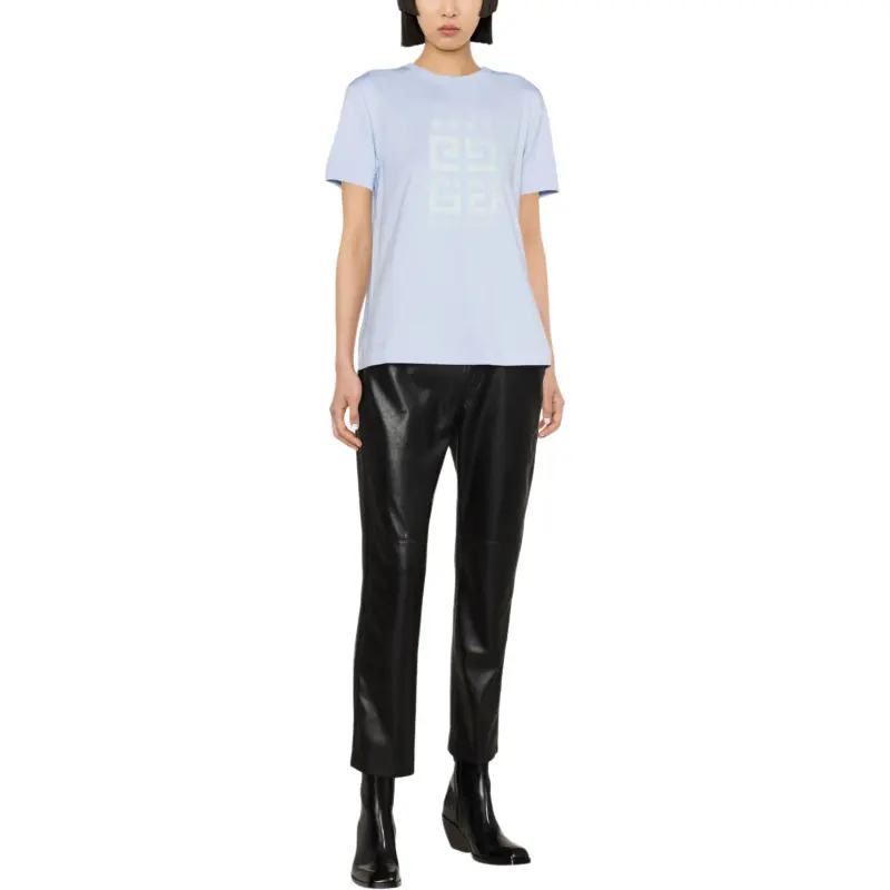 Givenchy Slim T Shirt 'Light Blue'-2
