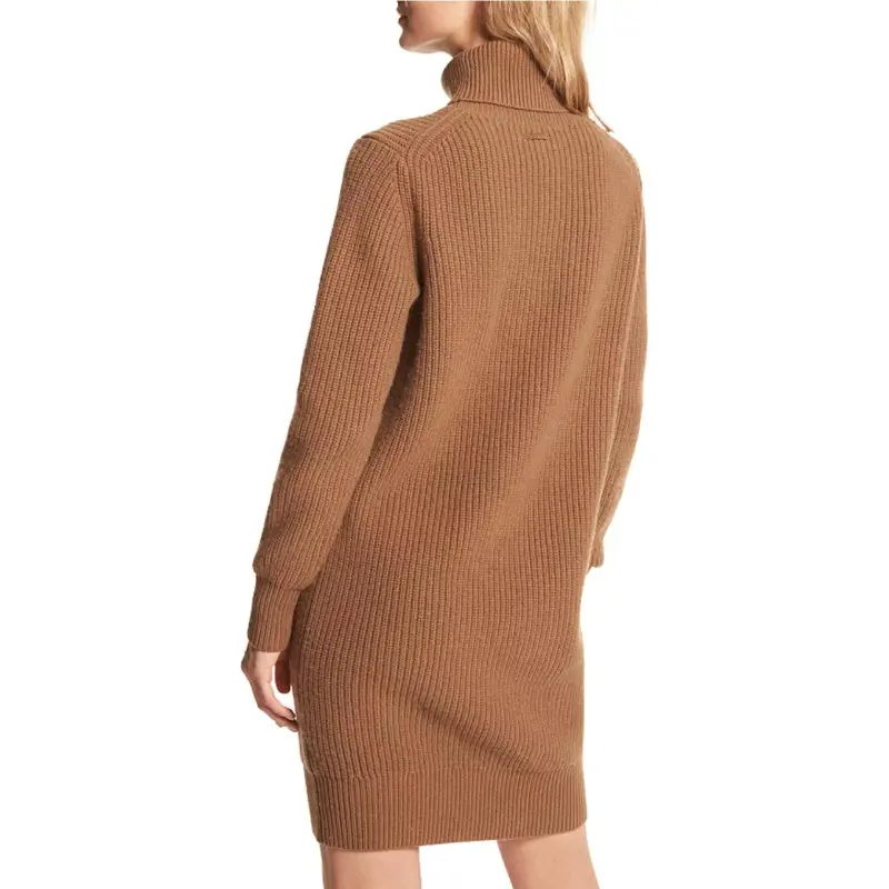 MICHAEL KORS Long Sleeved Dresses Women's Light Brown-1