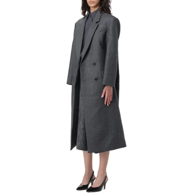Brunello Cucinelli Long Sleeved Oversized Coat-5