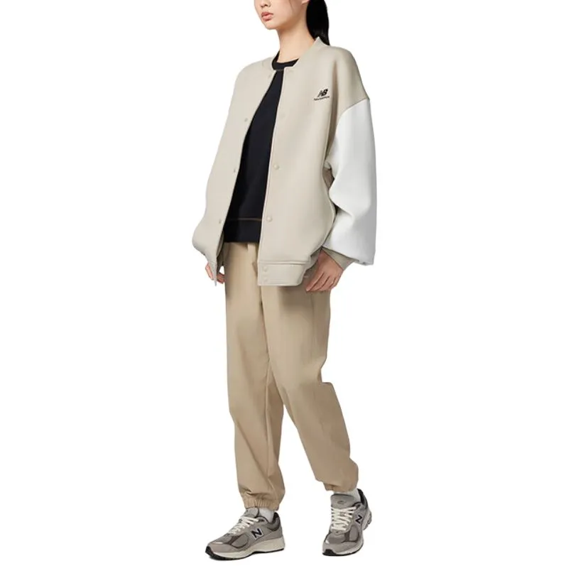 New Balance Baseball Jacket Unisex Gray-4