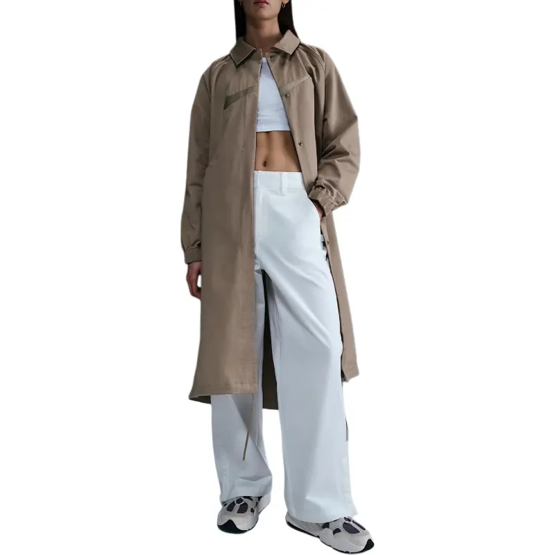Nike Loose twill Trench Coat-2