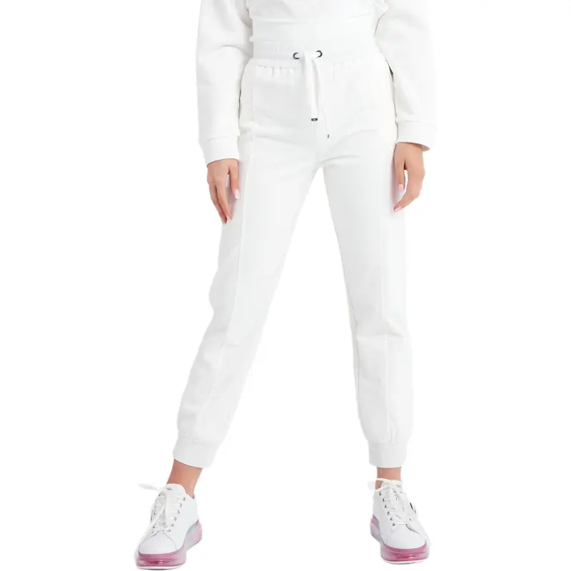 EMPORIO ARMANI SS23 Knitted Sweatpants Women's White-2