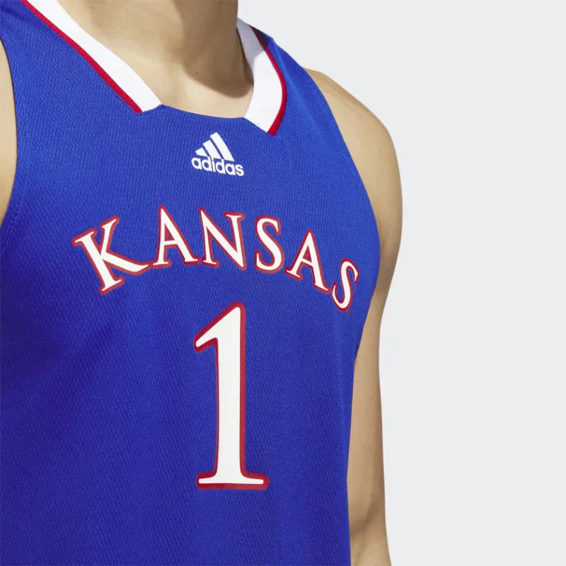 Adidas Jayhawks Swingman Jersey-5
