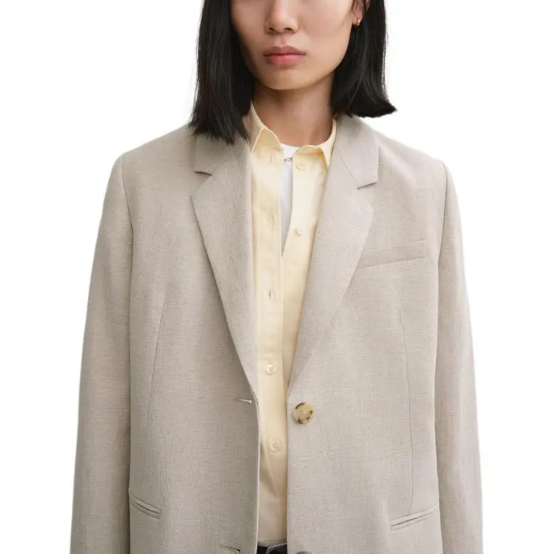 TOTEME Single Breasted Tailored Jacket-4
