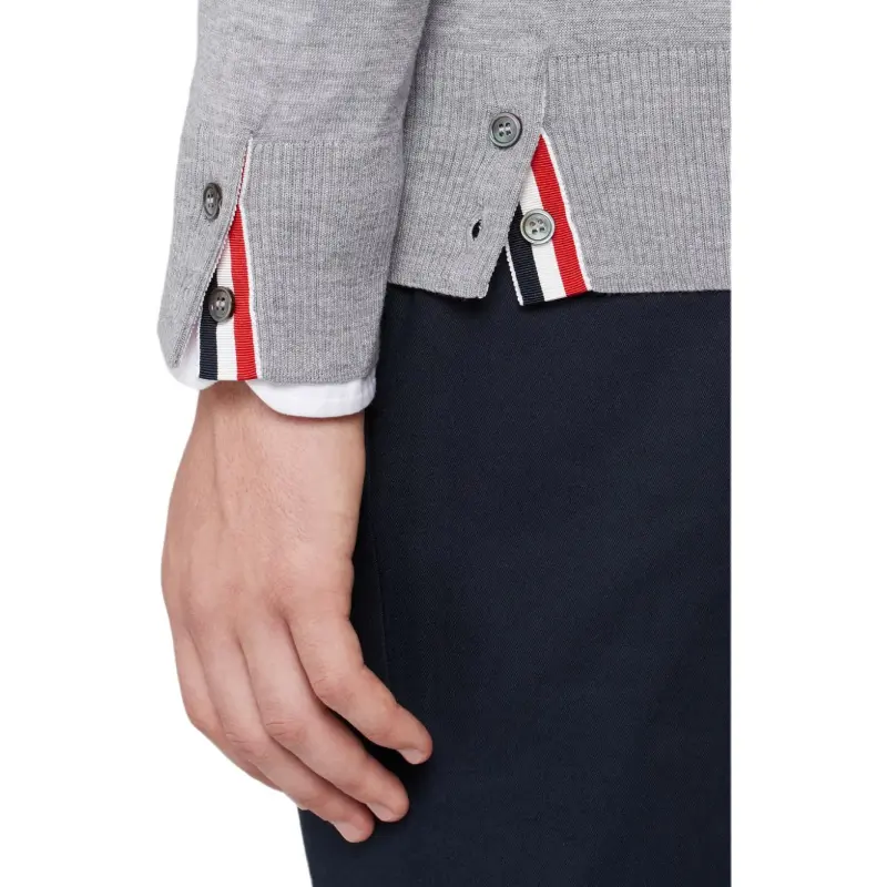 THOM BROWNE 4 Bar Striped Sweater-5