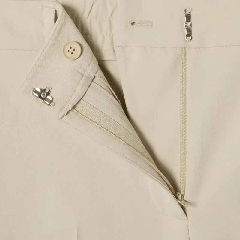 LACOSTE Casual Pants Women's Light Beige-2