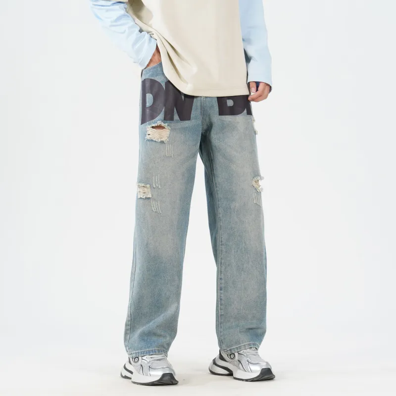 DNBH Jeans Unisex Vintage Blue-3