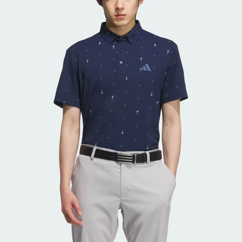 Adidas MONOGRAM Polo Shirt Men's College Navy-1