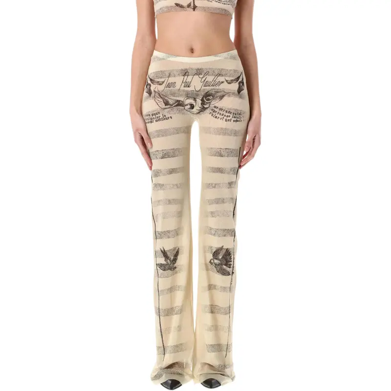 Jean Paul Gaultier The 'Tattoo Marinière' Trousers-2