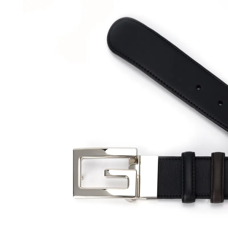 GUCCI Logo-buckle Reversible Belt-3