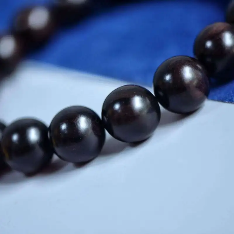 Lordship African Blackwood Bead Chain Unisex-9