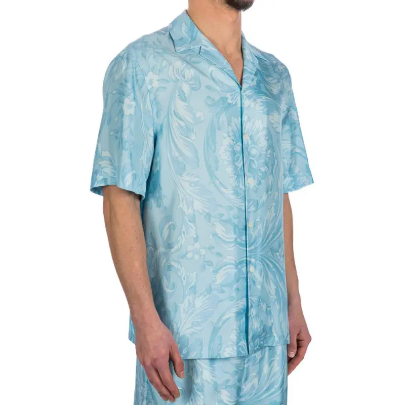 VERSACE Barocco Printed Short Sleeved Shirt-3