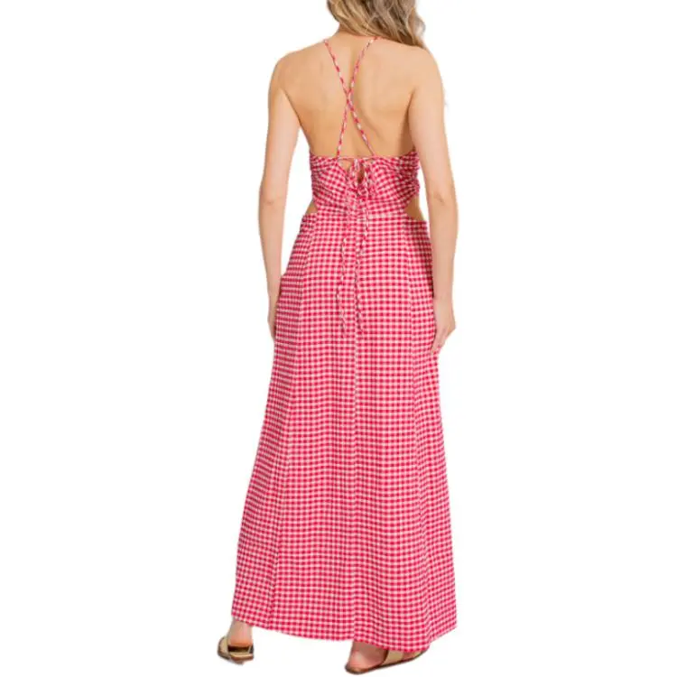 GANNI Sleeveless Dress Women's Pink-3
