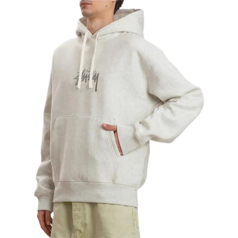 Stussy Stock Logo Fleece Hoodie-2