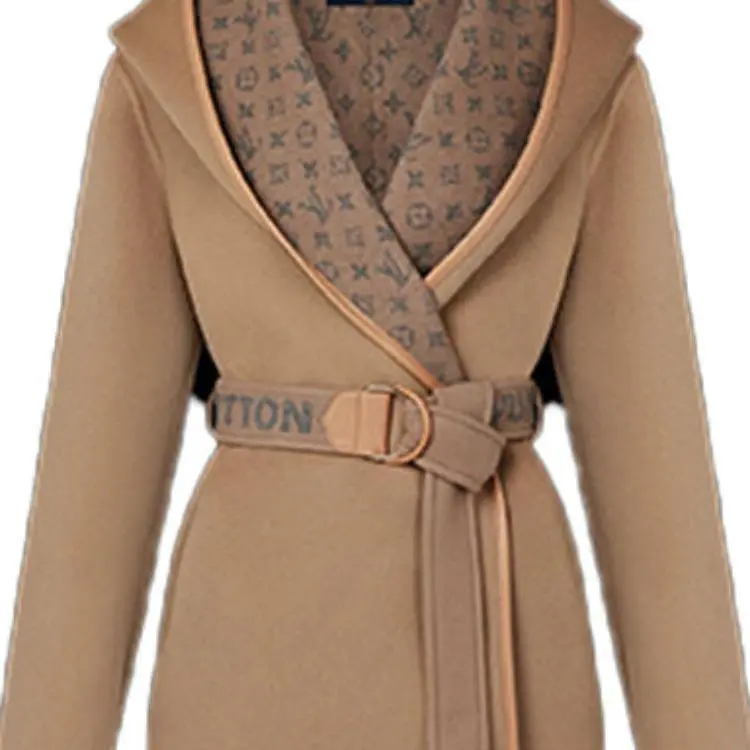 LOUIS VUITTON New Quarterly Products Of LV Coats Women's Pink Brown-2