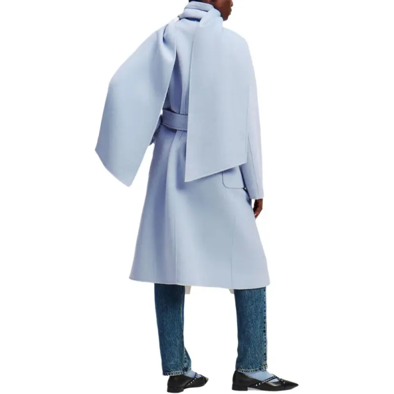 KARL LAGERFELD / Karl Lagerfeld Jeans Reversible Wool Coat-4