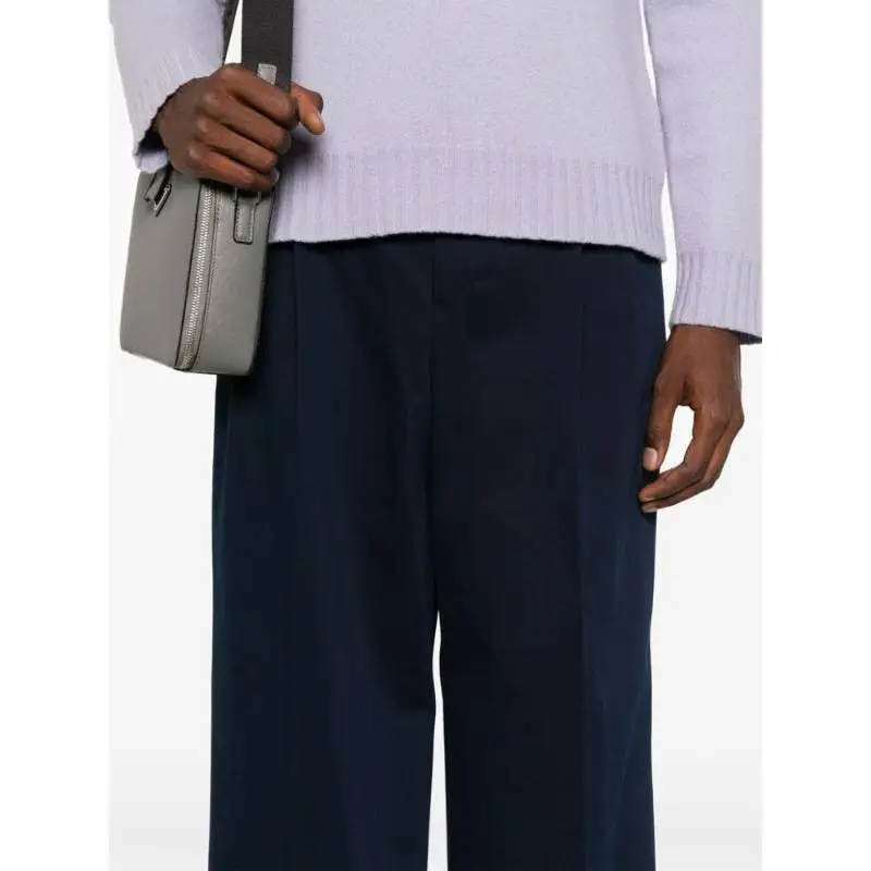 AMIPARIS Pleated Straight Leg Trousers-6
