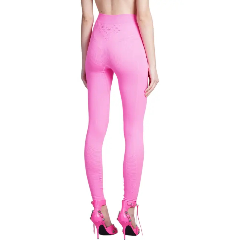 Balenciaga Athletic Leggings 'Neon Pink'-4