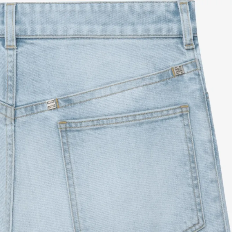 Givenchy Low Crotch Wide-Leg Jeans-4