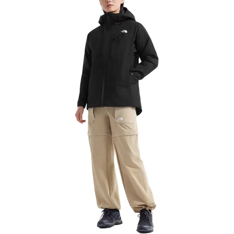 THE NORTH FACE City Outdoor Collection Waterproof And Windproof To Keep Warm Windbreaker Jacket Women's Black-2