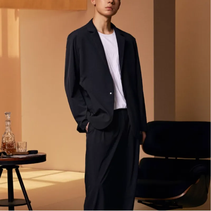 Skechers Leisure Sports Series Business Suit Men's Midnight Black-3