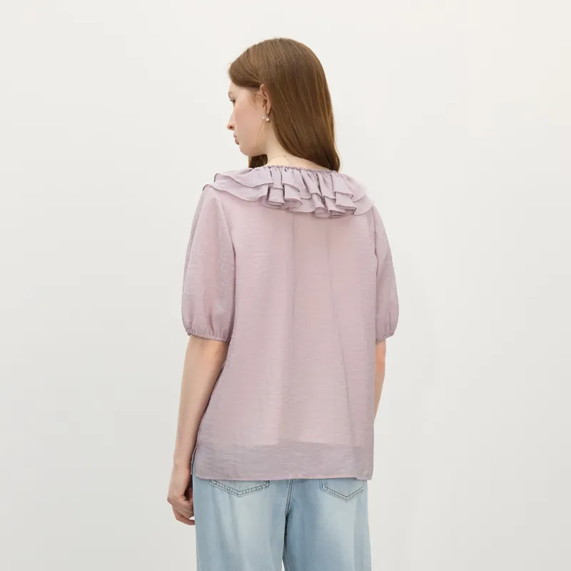 FANSILANEN Shirts Women's Soft Matte Purple-1