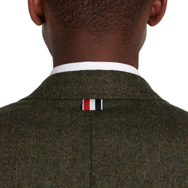 THOM BROWNE Pocket Patch Single Breasted Blazer-4