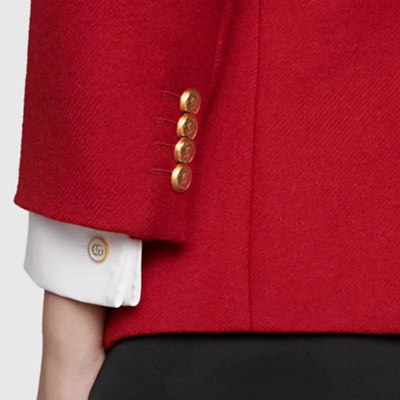 GUCCI Jackets Women's Red-4