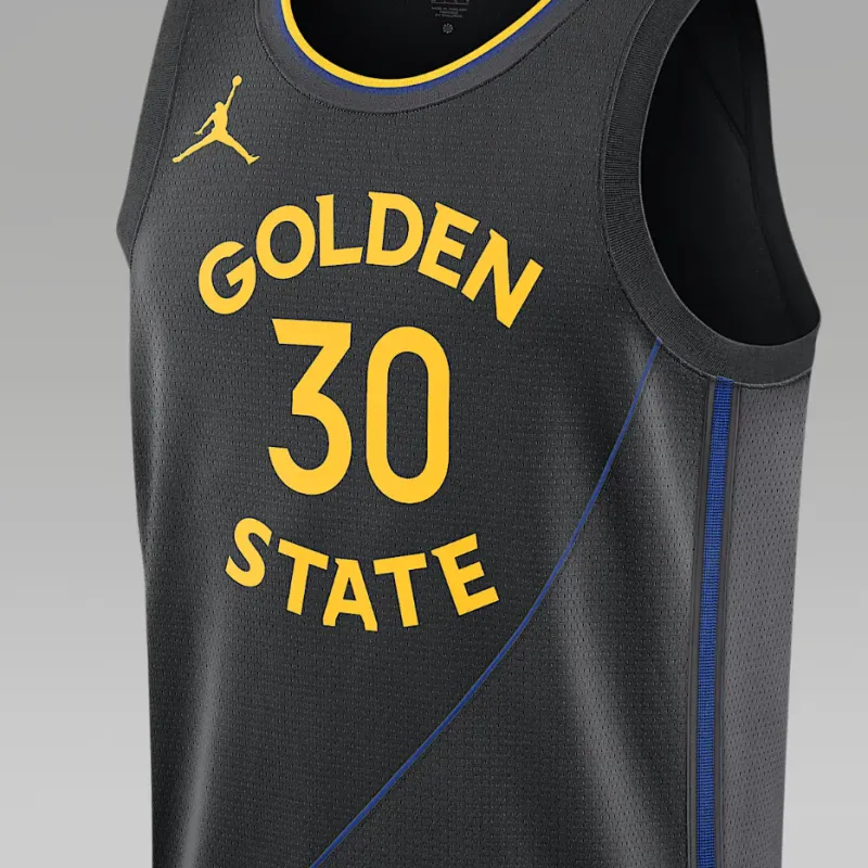 Jordan Stephen Curry Golden State Warriors 2024/25 Statement Edition Men's Jordan Dri FIT Nba Swingman Jersey-2