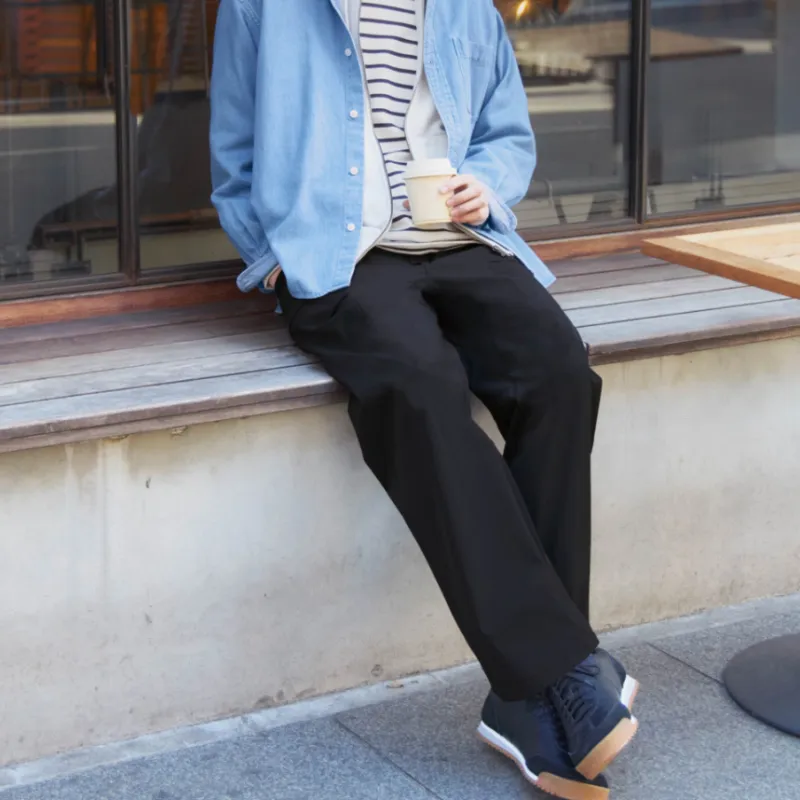 UNIQLO Casual Pants Men's Black-1