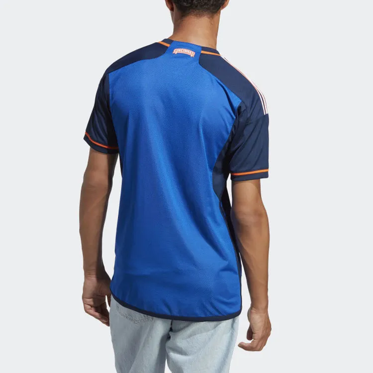 Adidas Free Shipping With AdiClub Fc Cincinnati 23/24 Home Authentic Jersey-4