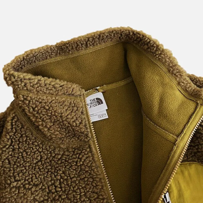 THE NORTH FACE Velvet feel Coat Unisex Green-4