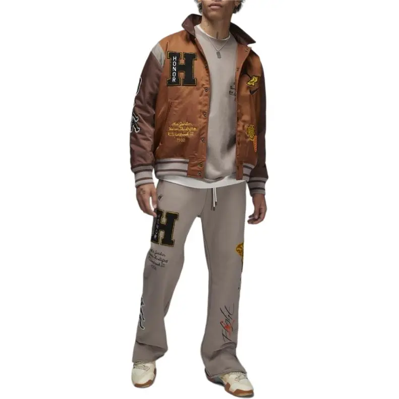 Jordan Knitted Sweatpants Men's Khaki-2