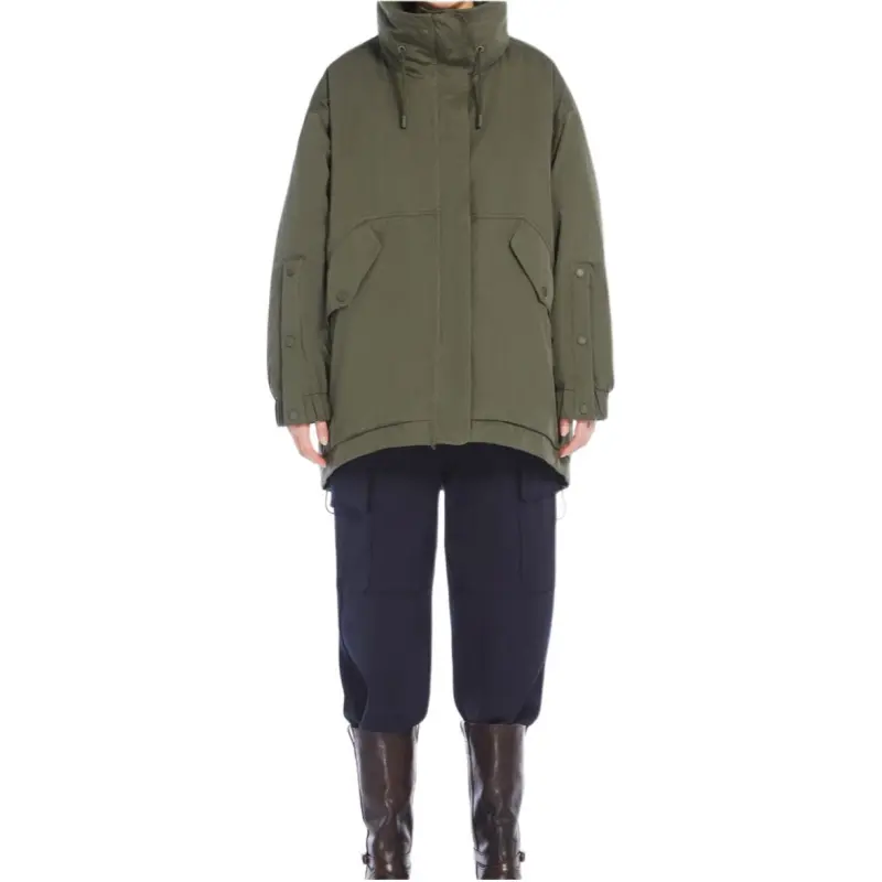 WEEKEND MaxMara Ozieri High Neck Reversible Coat-3