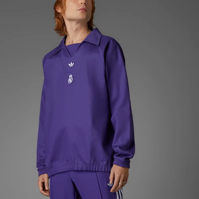 Adidas Real Madrid Terrace Icons Drill Sweatshirt-1