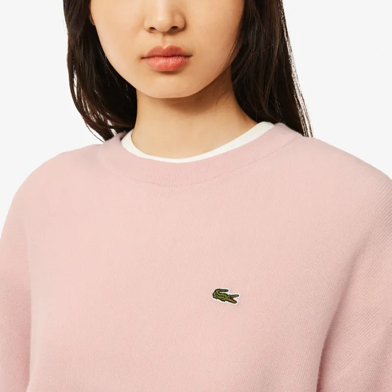 LACOSTE Sweater Women's Light Pink-4