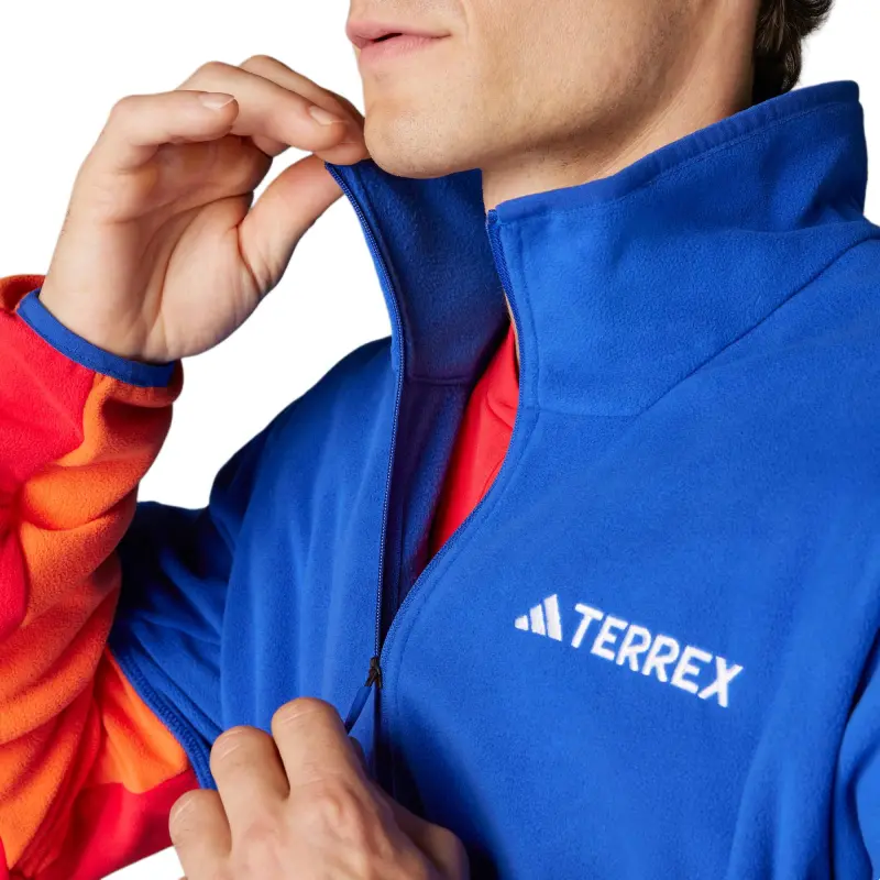 Adidas Free Shipping With AdiClub Terrex Multi Climawarm Fleece Anorak-3