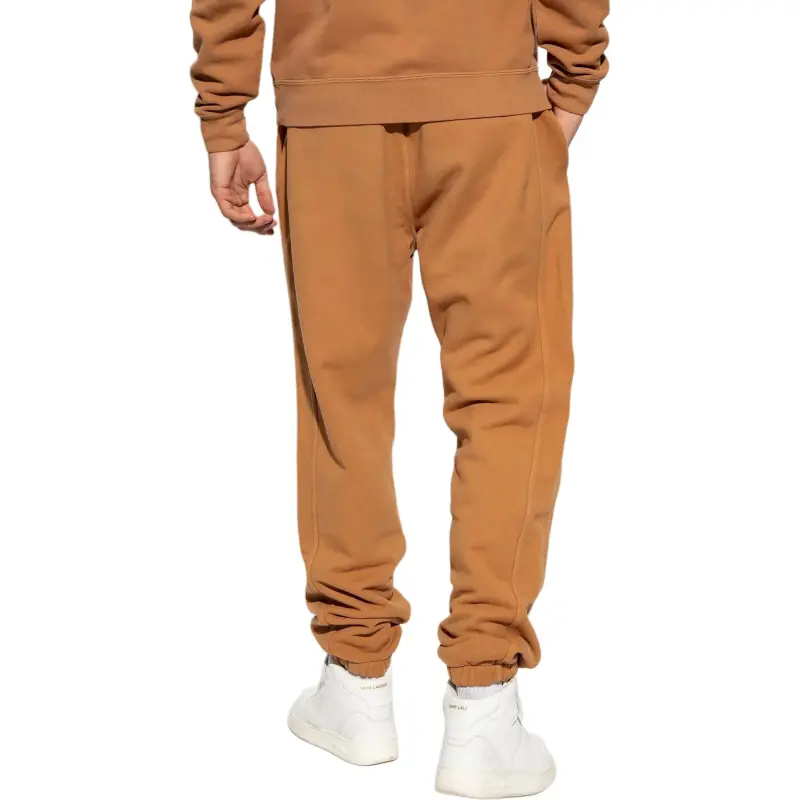 SAINT LAURENT Drawstring waistband Cotton Track Pants-3