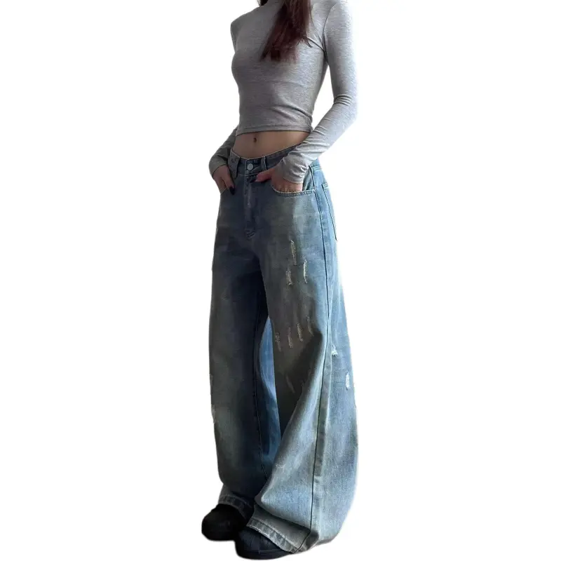 Concubine Zhu Jeans Unisex Blue-2