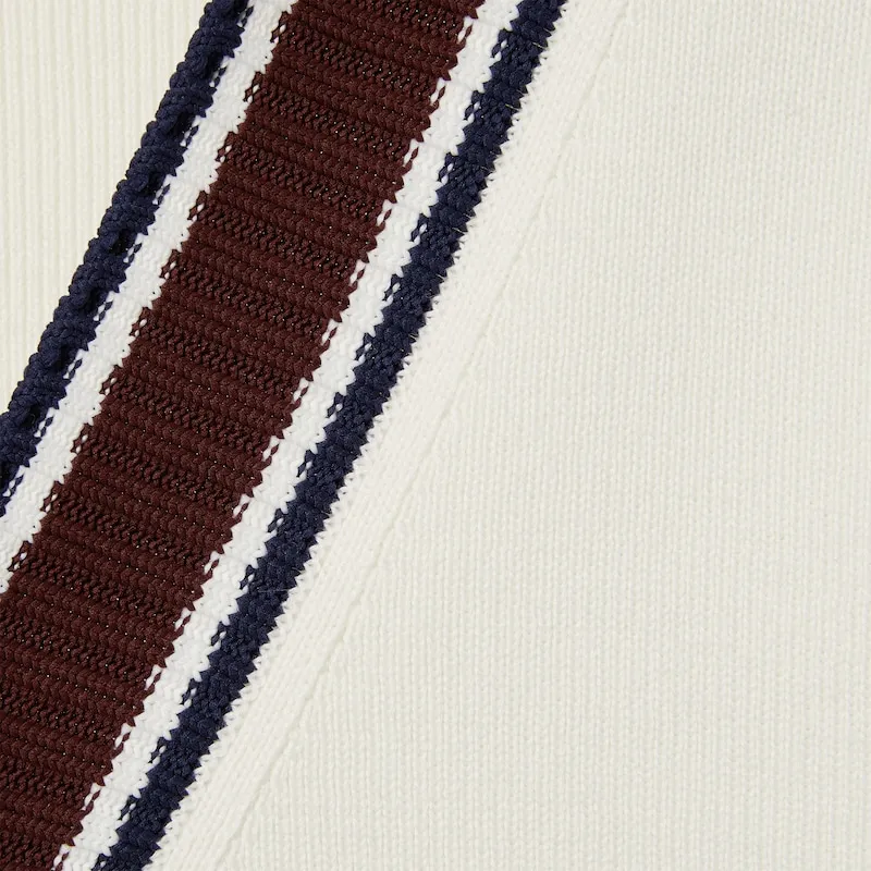 GUCCI Logo Intarsia Knit Cardigan-4