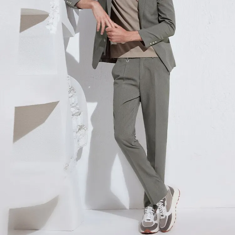 SAINT ANGELO Suit Trouser Men's Licorice Green-4