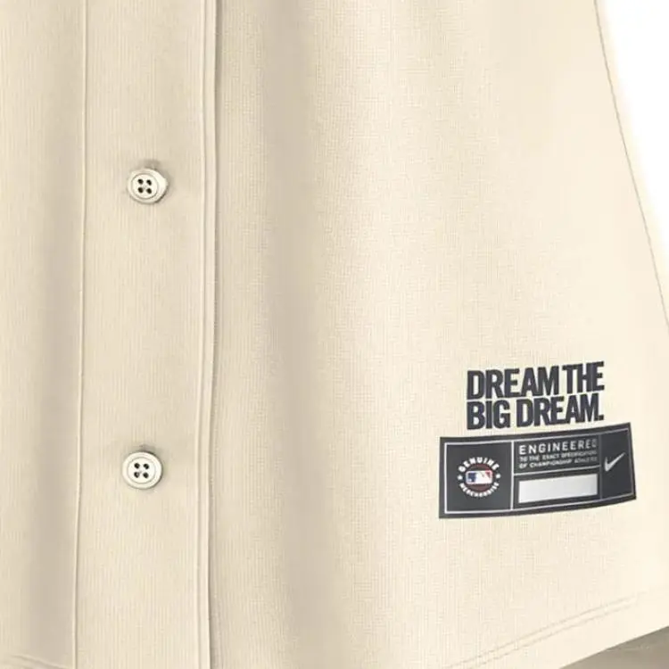Nike x MLB Baseball Jacket Women's Tan-2