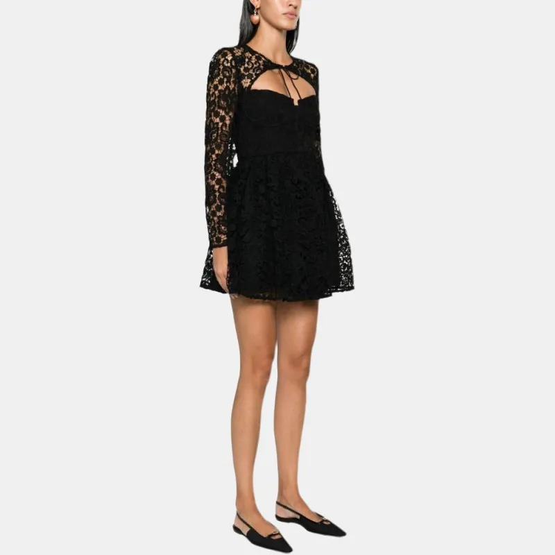Self-portrait Lace Mini Dress-1