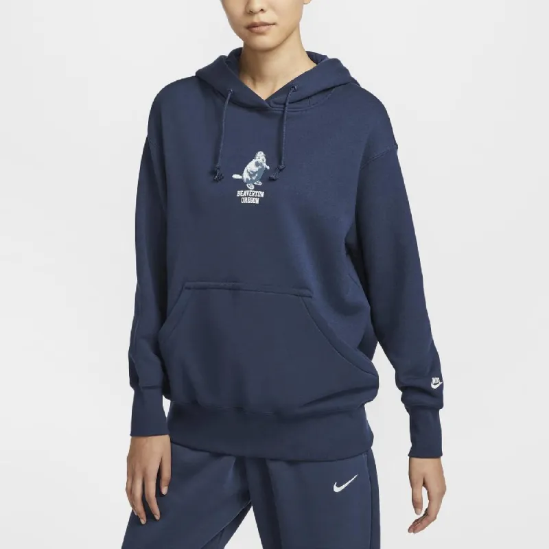 Nike Sportswear Phoenix Fleece Sweatshirt Women's Deep Navy Blue-3