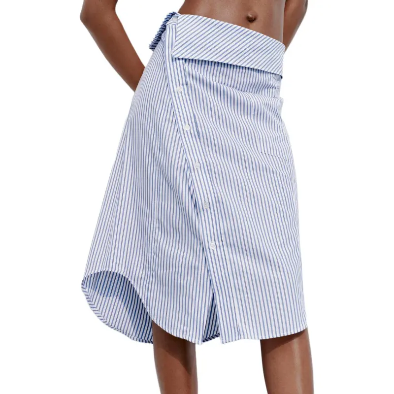 ZARA Casual Long Skirts Women's Tawny-3