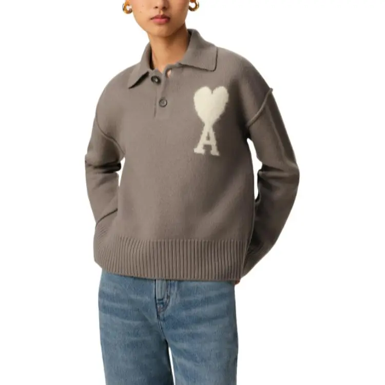 AMIPARIS Paris Ami De Coeur Polo Jumper-1